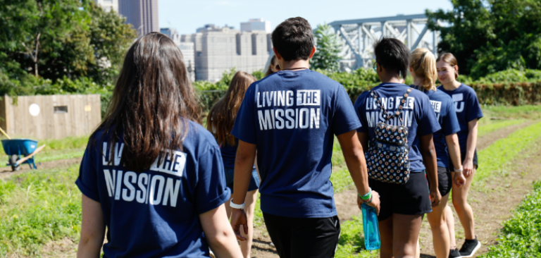 living the mission t shirt